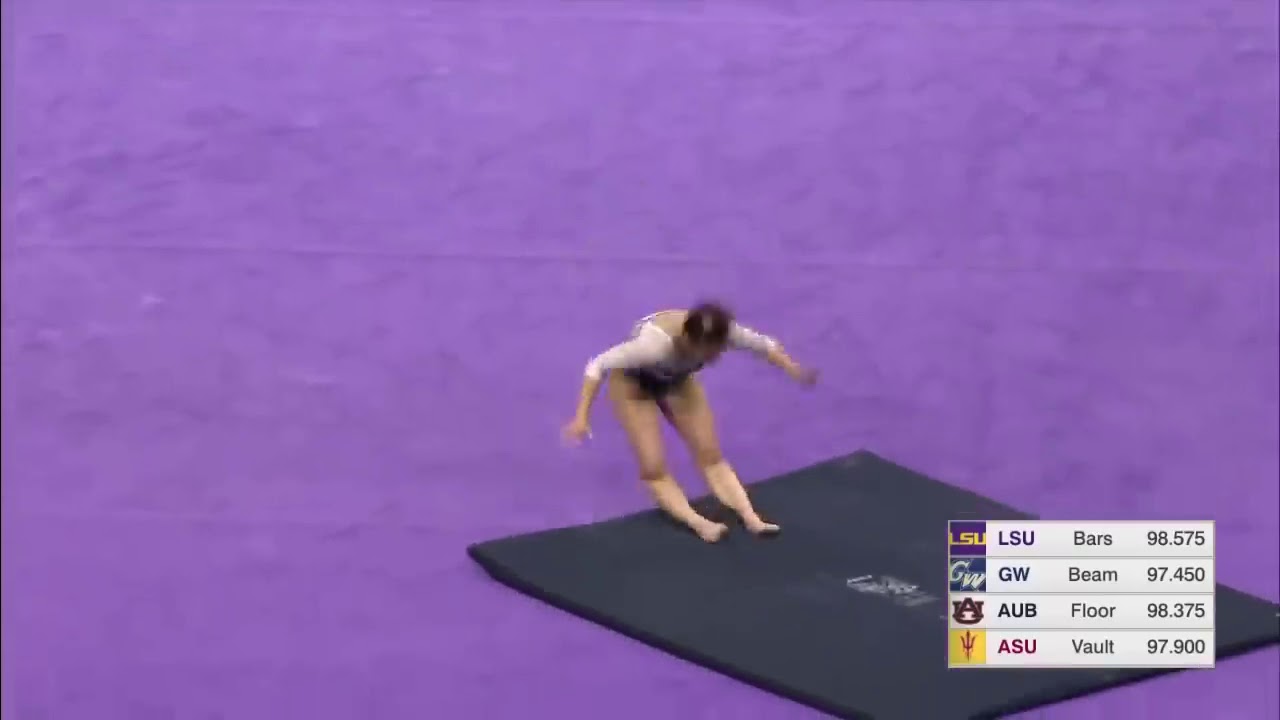 Klam video: Her brækker gymnast begge ben!